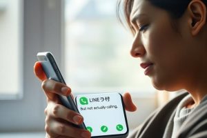 LINEで「通話中じゃないのに通話中」と表示されるバグの対処法📞❌