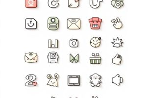 SNS アイコン フリー 素材💯 おしゃれアイコン発見！