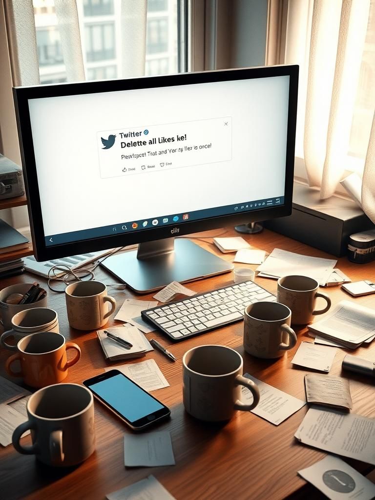 Twitter いい ね 全 消し🗑️ 一括削除でスッキリ！