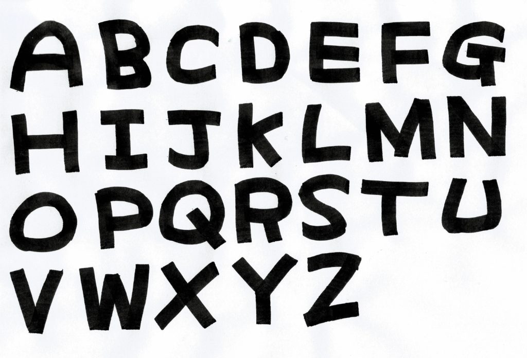 英語を可愛く書く方法、真似したくなるテクニック 3 eigo 000