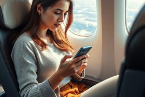 機内モードで既読つかない✈️LINE＆インスタ