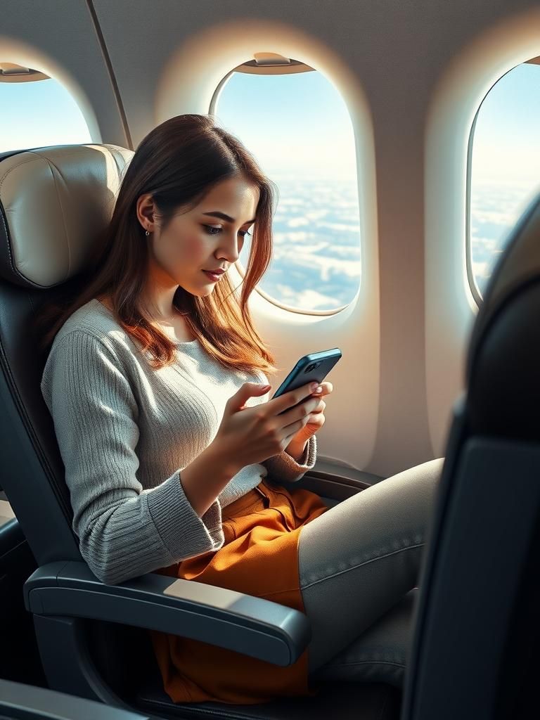 機内モードで既読つかない✈️LINE＆インスタ